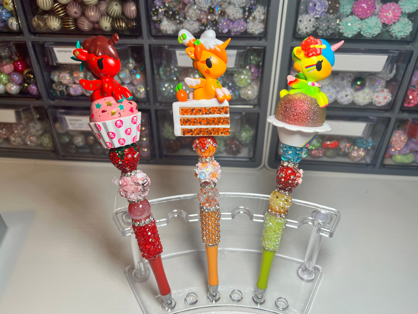 Beadable Dessert Character Pen