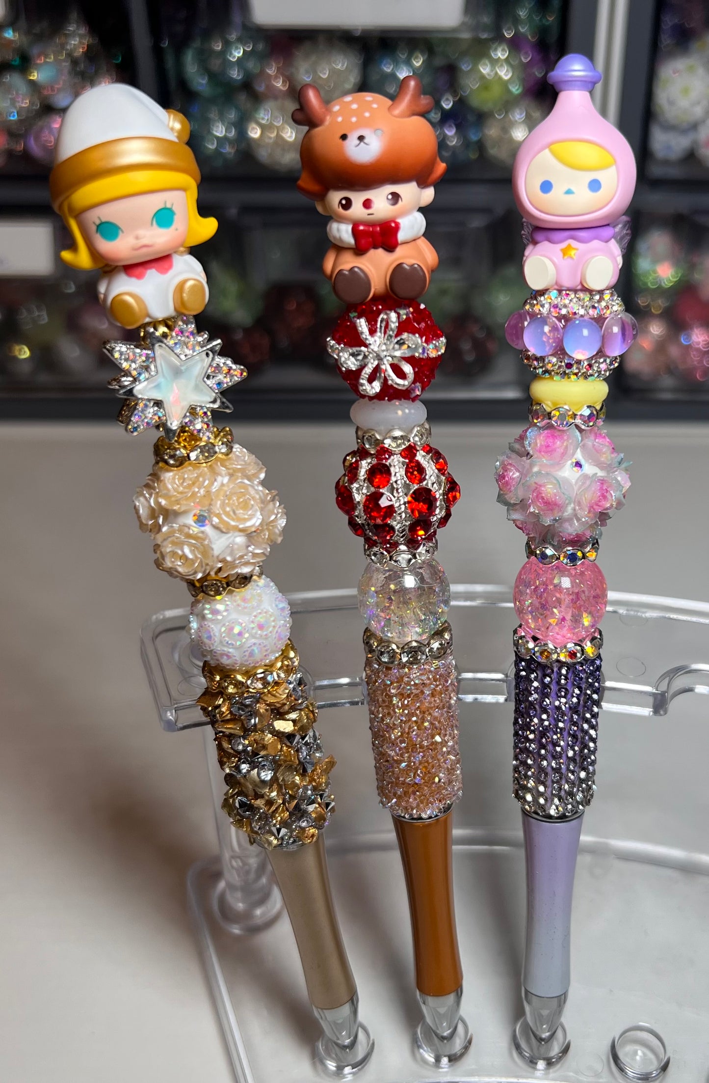 Beadable Christmas Special Character Pens