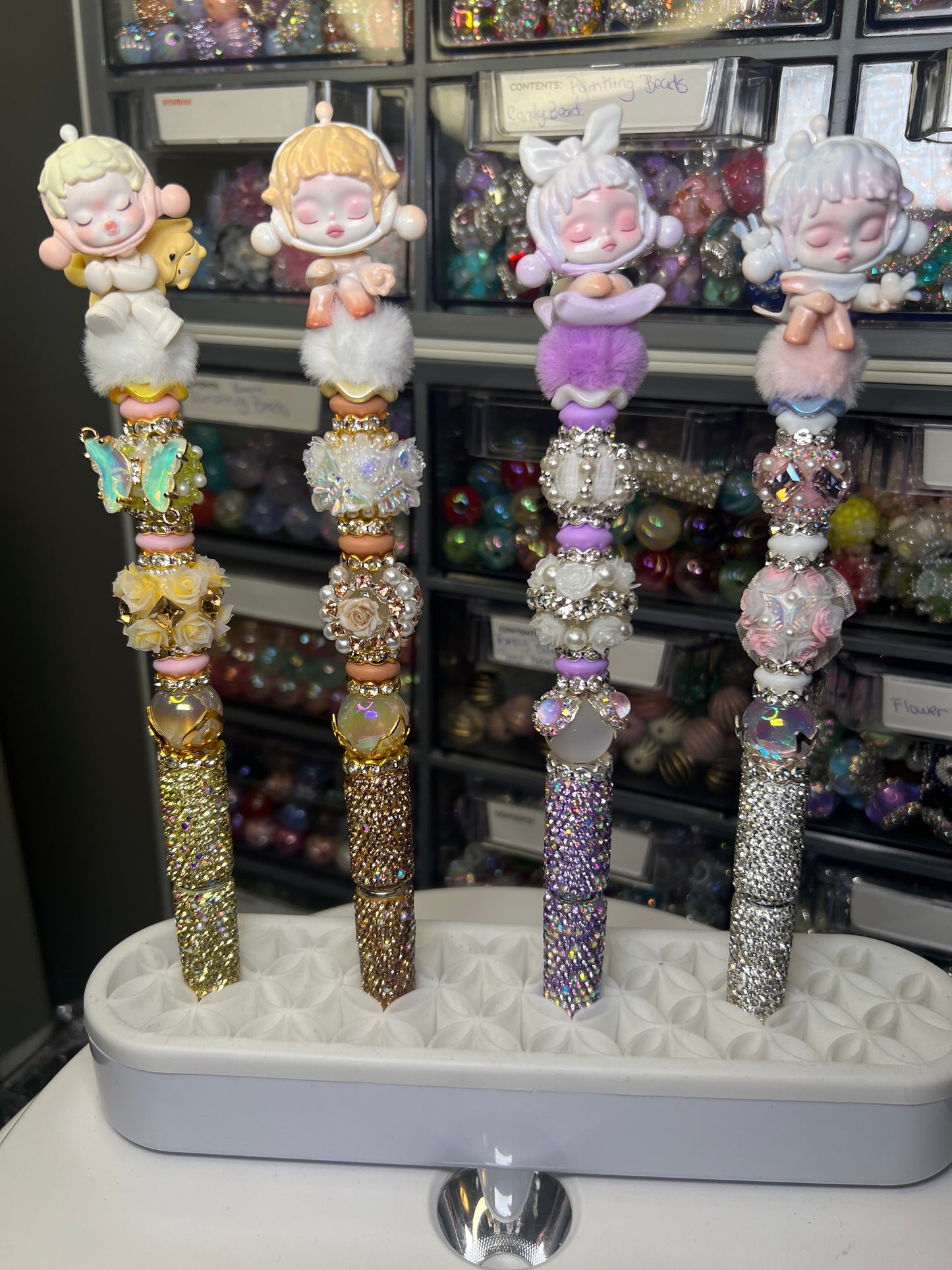 SP Beadable Pen on Rhinestone Pen & Med Extender