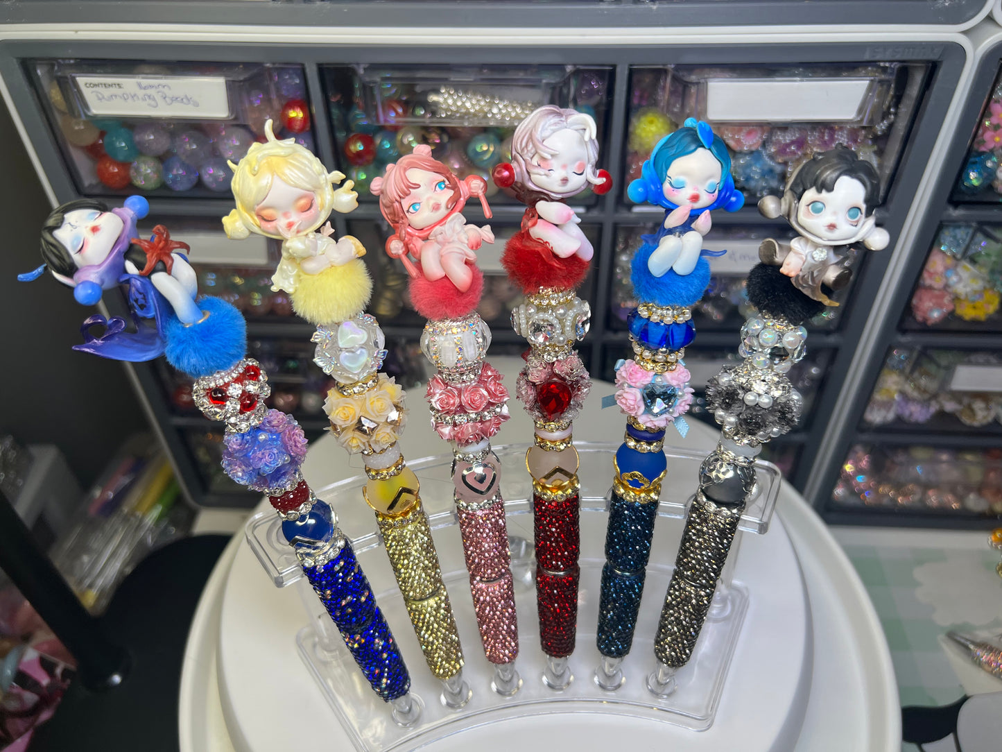 SP Beadable Pen on Rhinestone Pen & Med Extender