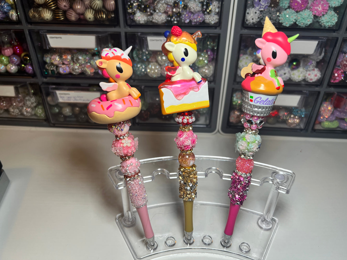 Beadable Dessert Character Pen