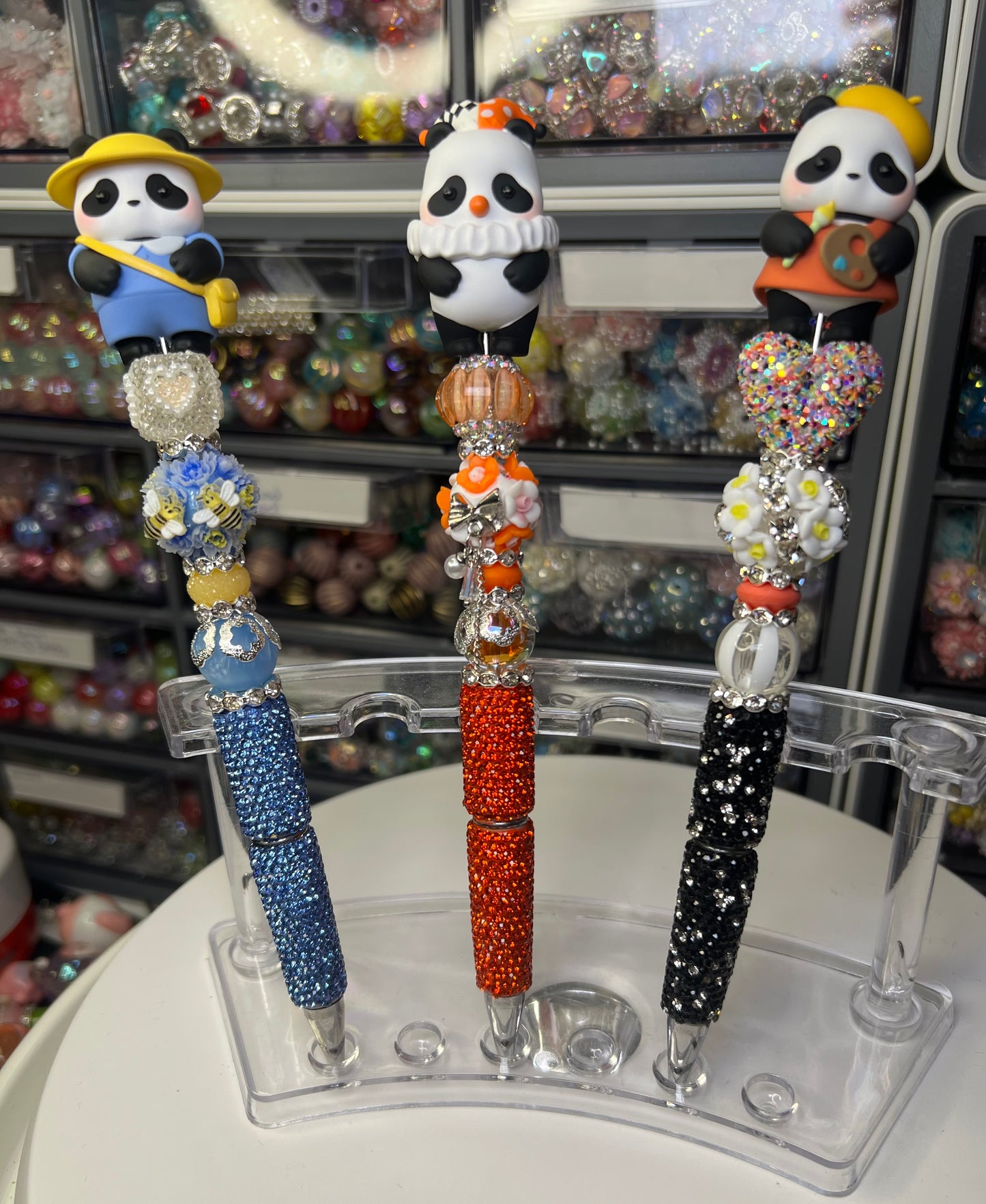 Panda Roll Beadable Pens