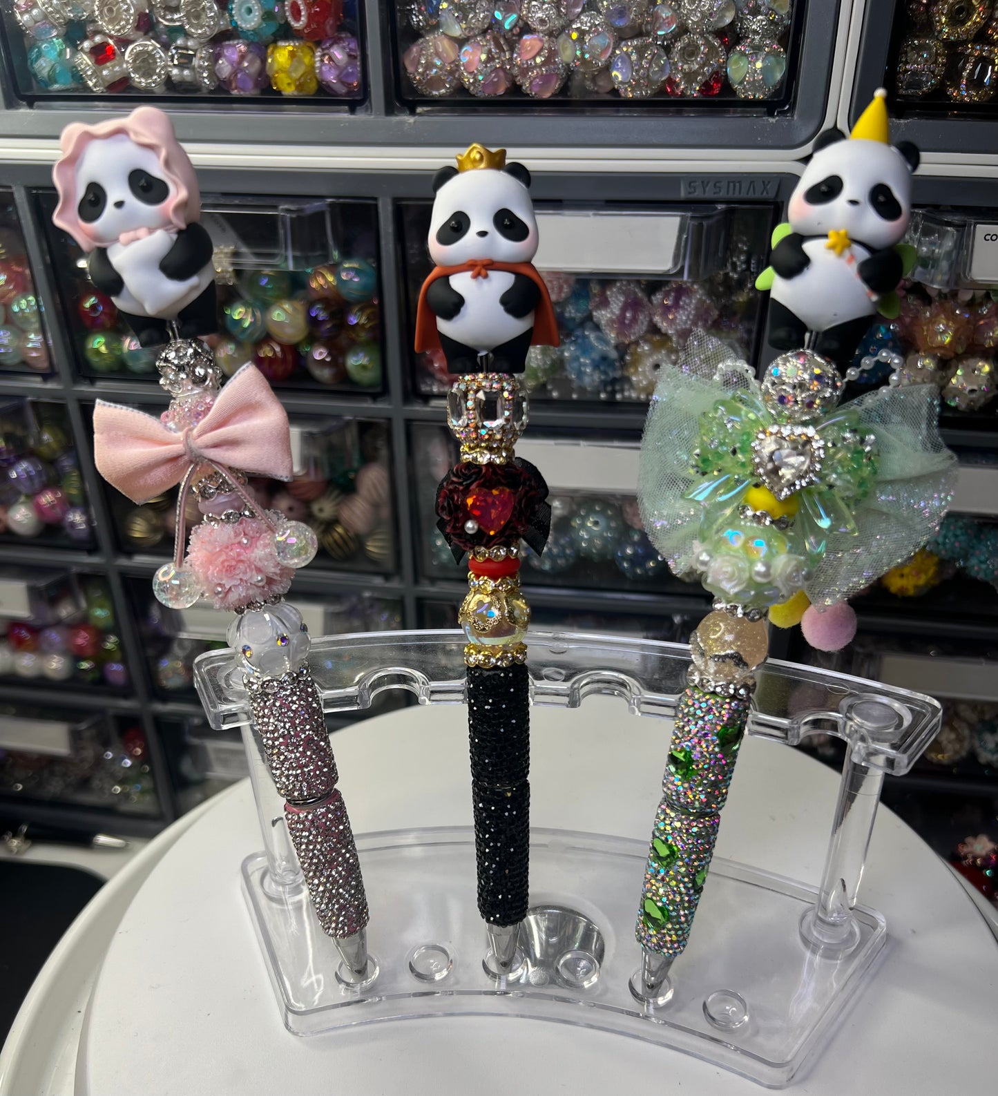Panda Roll Beadable Pens