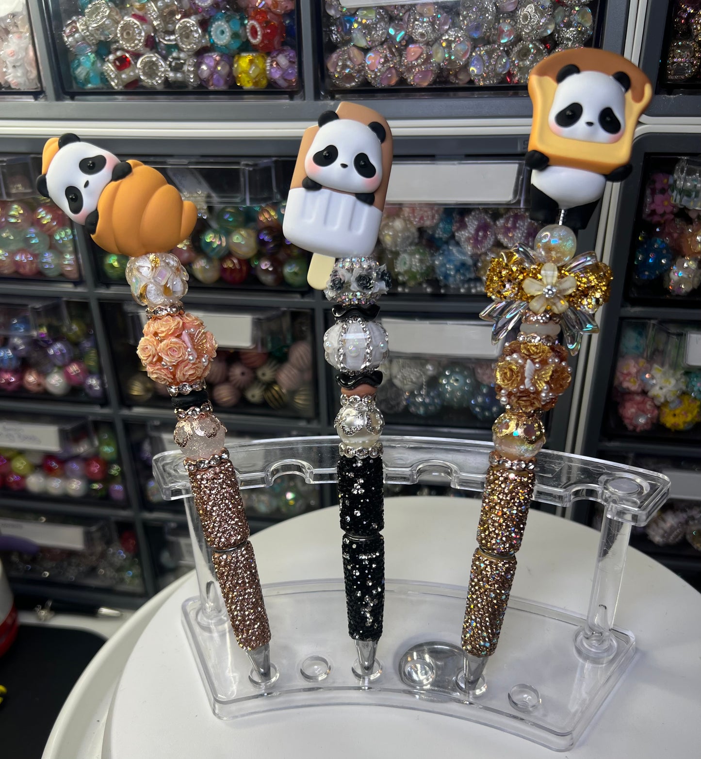Panda Roll Beadable Pens