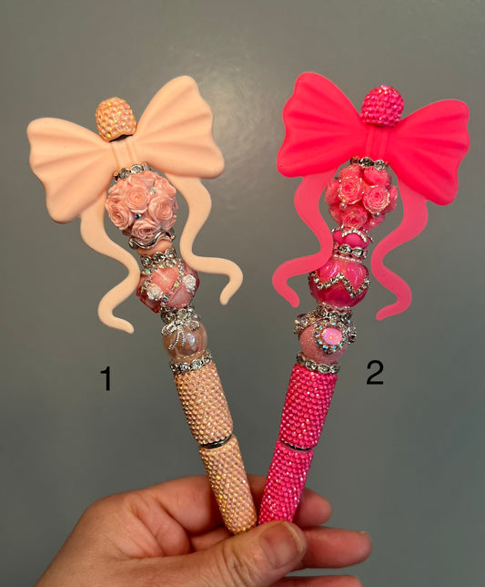 🎀 BEAUTIFUL SILICONE BOW PEN 🎀