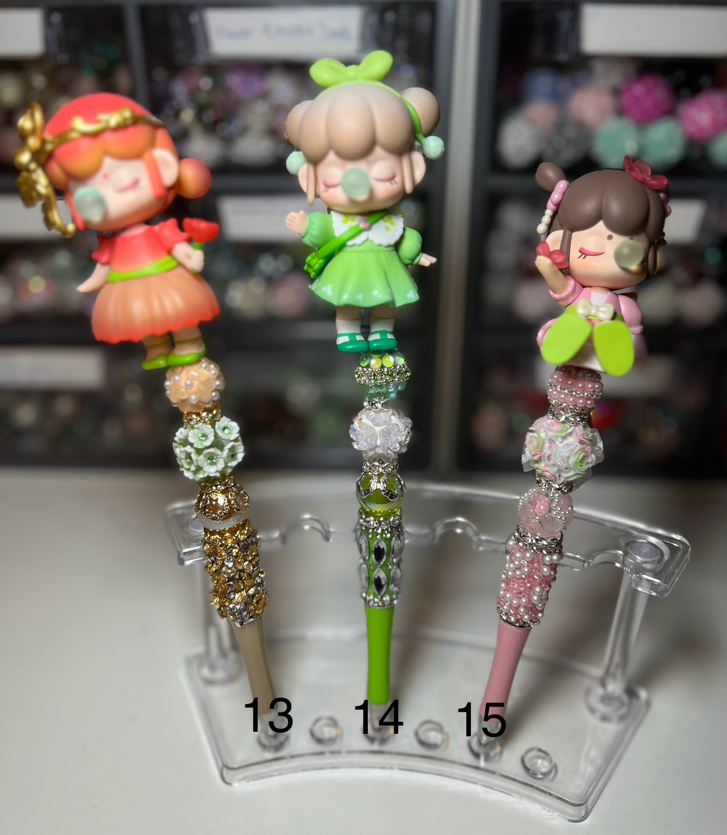 Beadable Character Pens