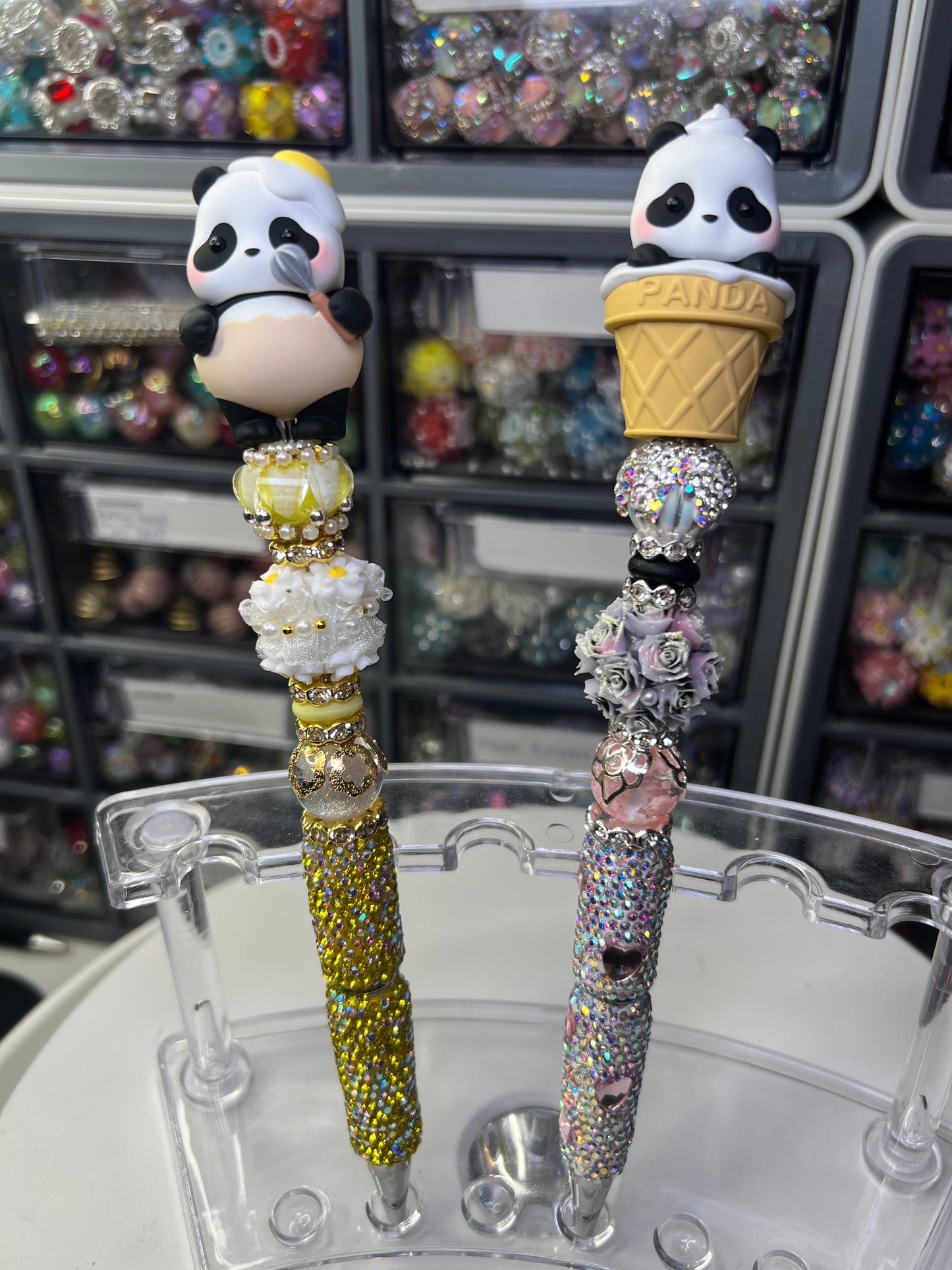Panda Roll Beadable Pens