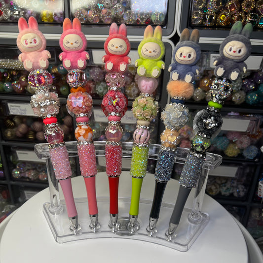 Labubu Two Tone Beadable Pens