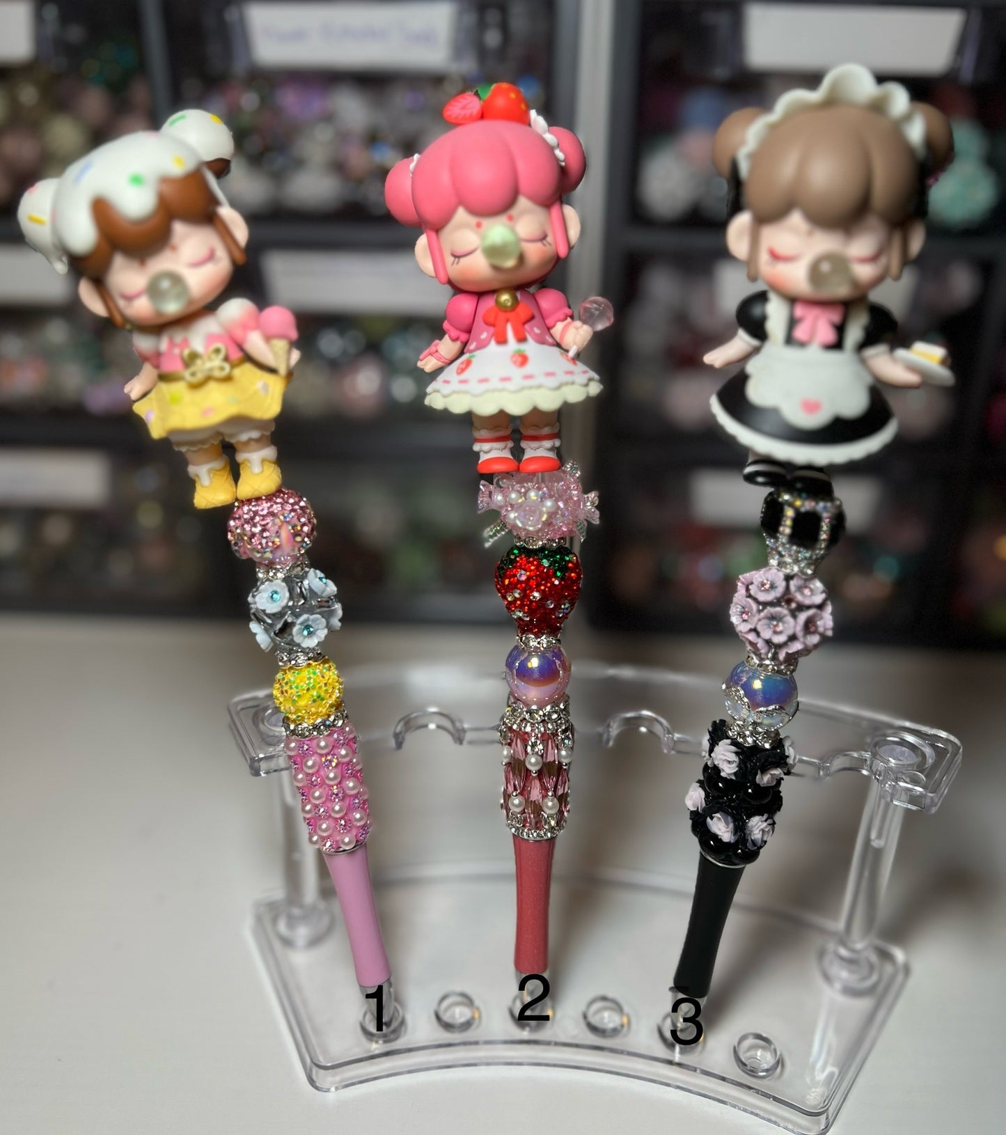 Beadable Character Pens