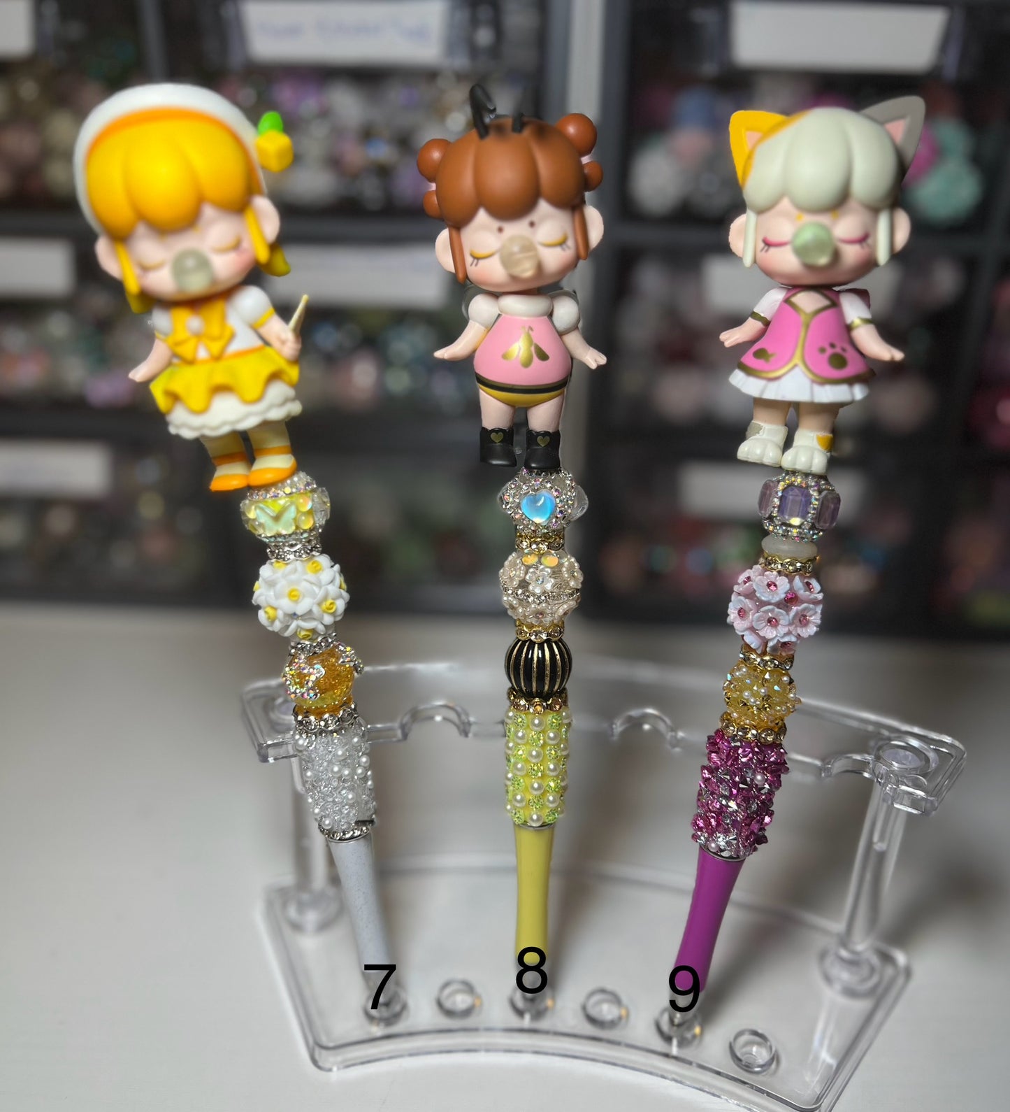 Beadable Character Pens