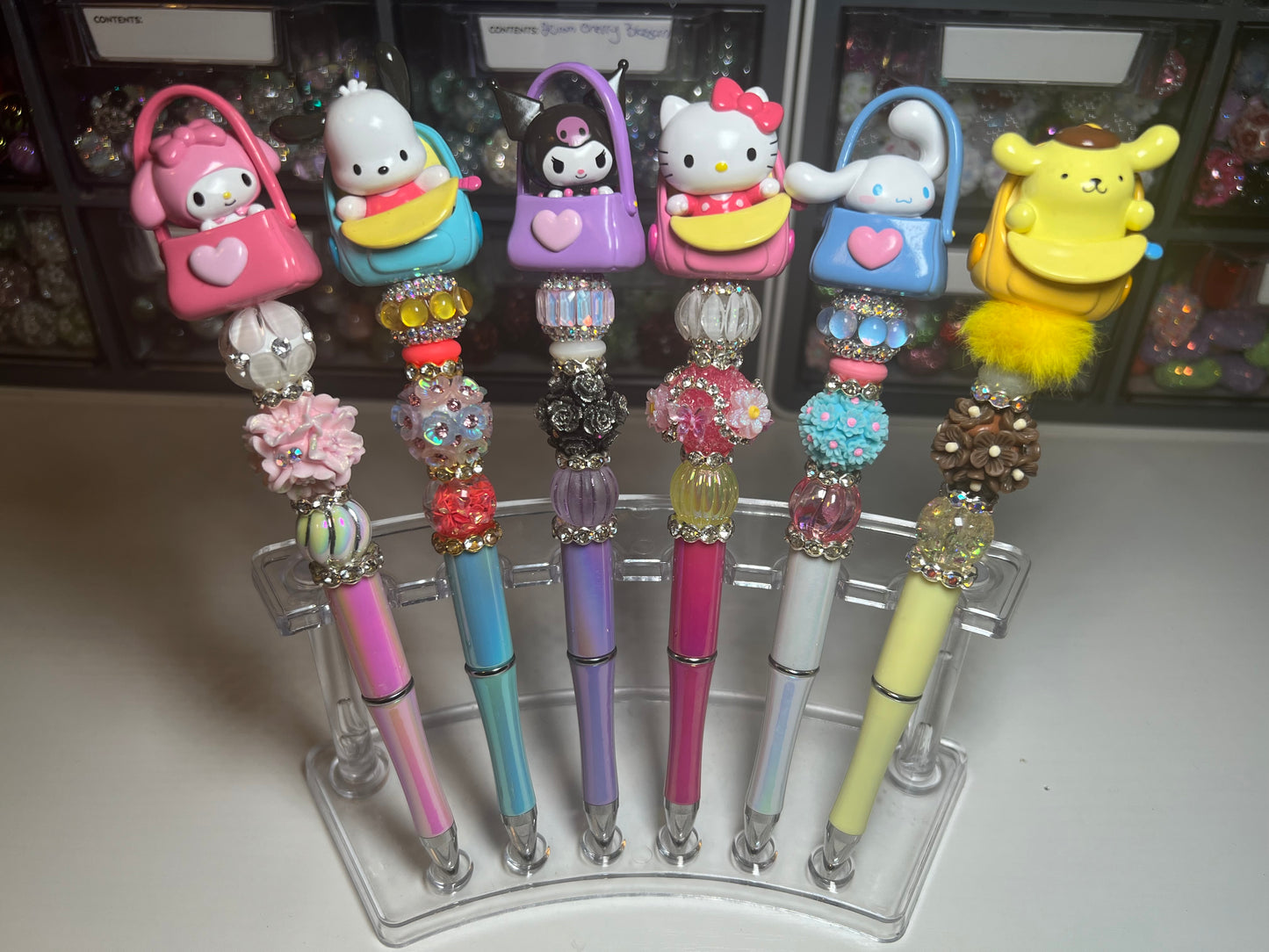 Beadable Character Pens