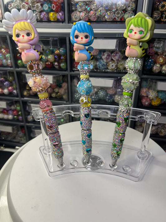 Flower Girls Beadable Pens