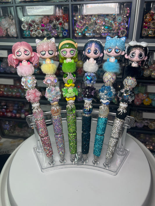 Kiki Mini Beans in Rhinestone Pen & Med Extender.