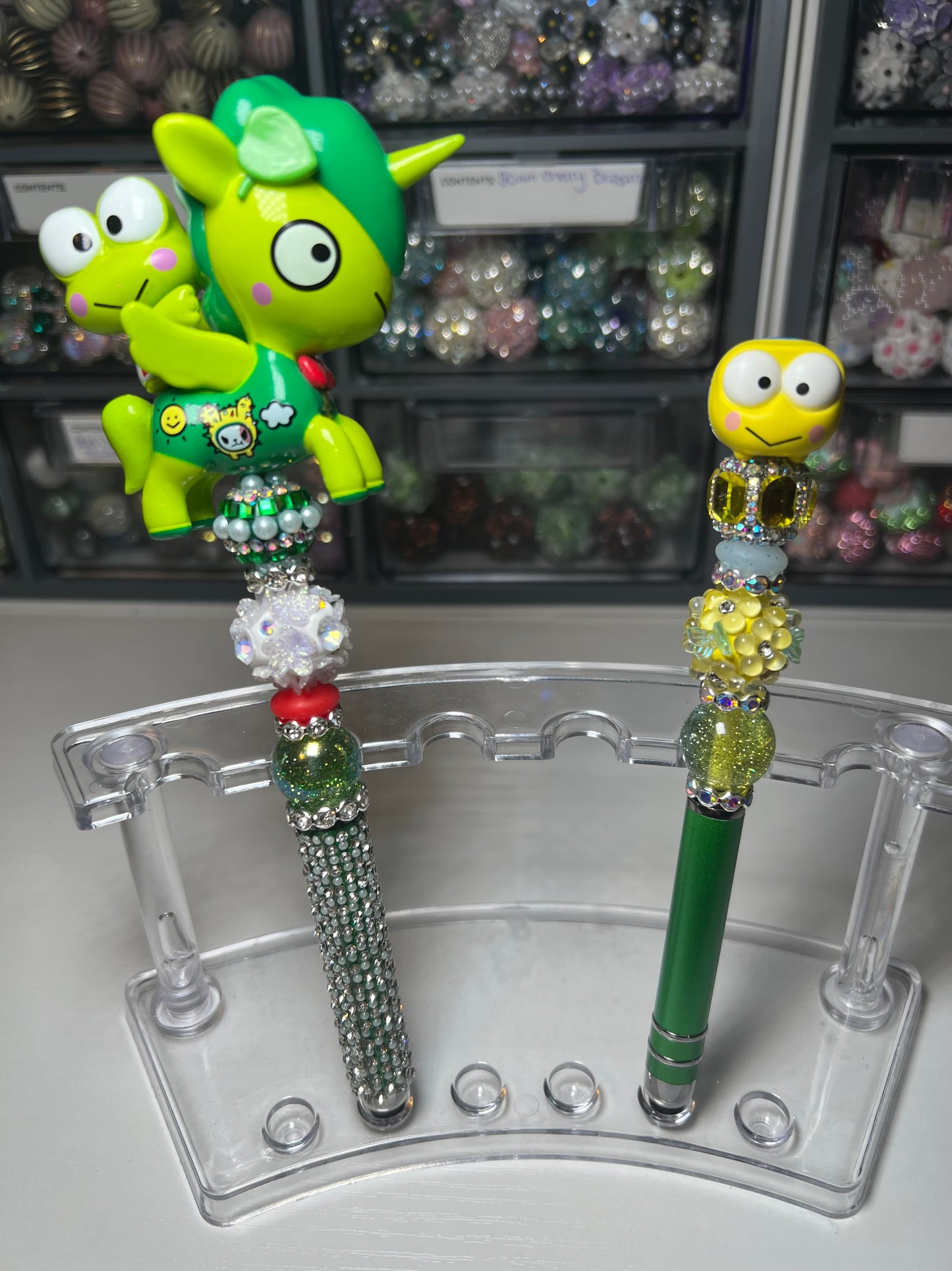 Beadable Stylus Character Pens